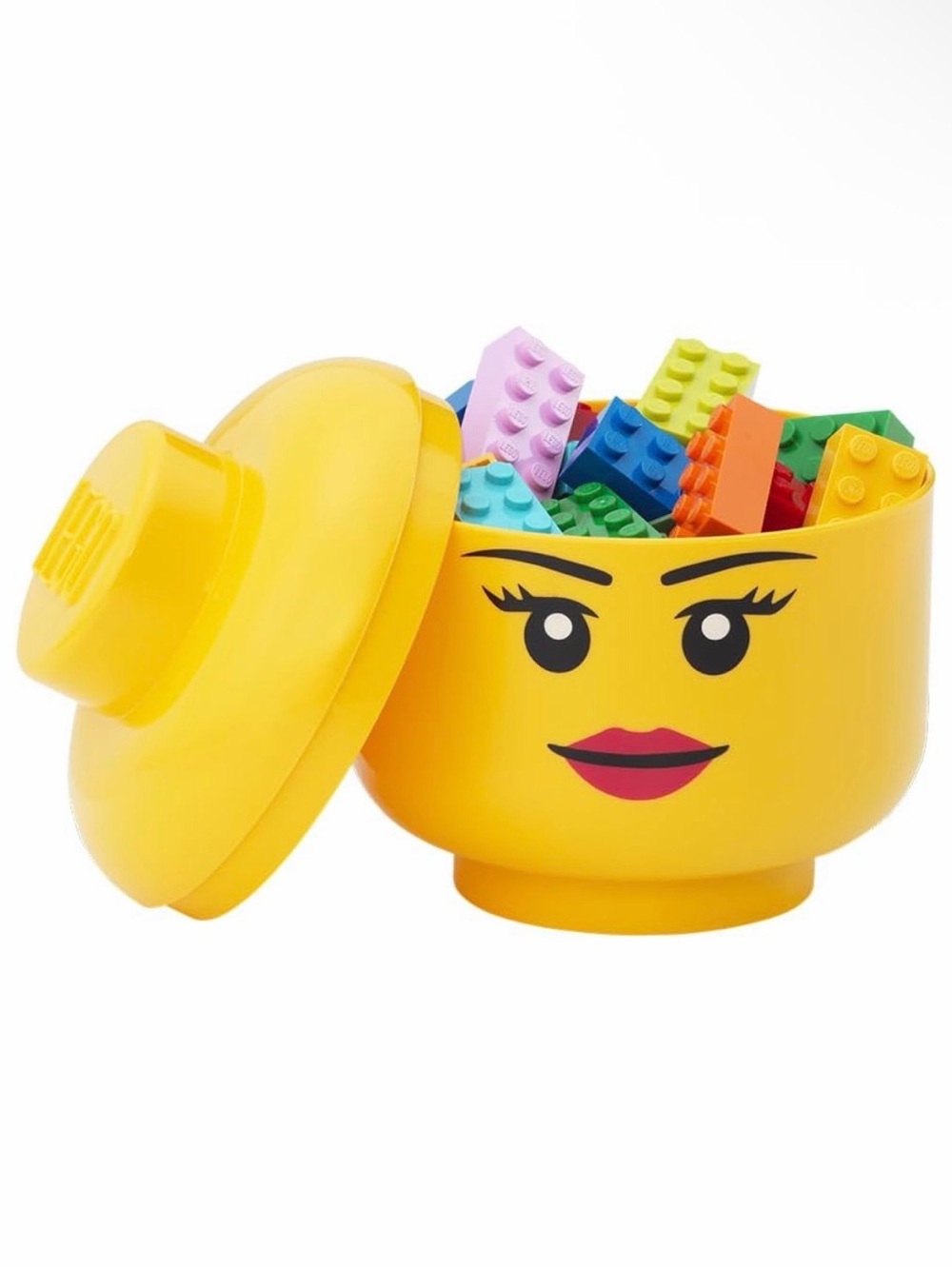 Room Copenhagen, Lego Storage Heads Stackable Storage Container - Buildable